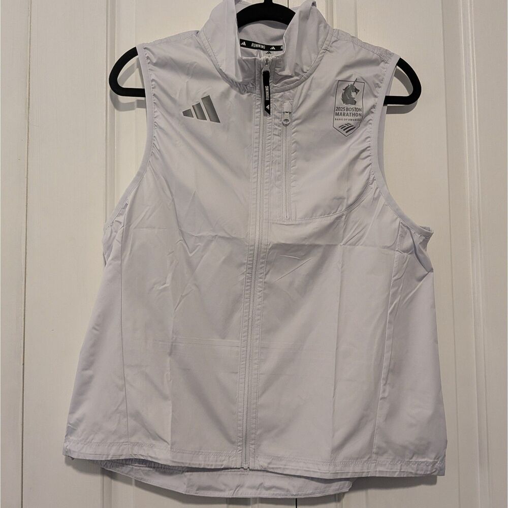 Adidas Running Vest Boston Marathon 2025 sz Women's Large New w/ Tags